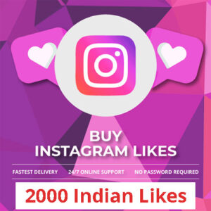 Buy 2000 Instagram Likes (INDIAN)