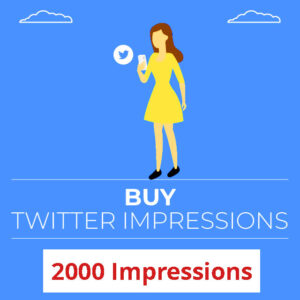 Buy 2000 Twitter Impressions