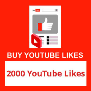 Buy 2000 YouTube Likes