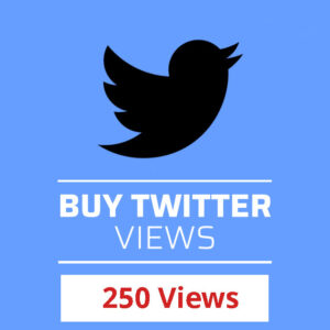 Buy 250 Twitter Views
