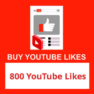 Buy 800 YouTube Likes