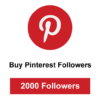 Buy 2000 Pinterest Followers