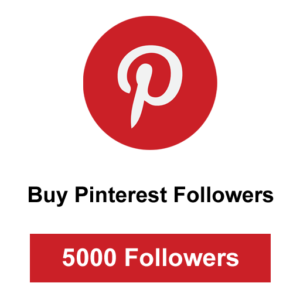 Buy 5000 Pinterest Followers