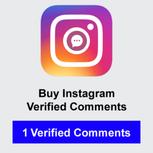 Buy 1 Instagram Verified Comments