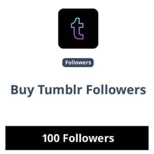 Buy 100 Tumblr Followers