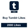 Buy 2000 Tumblr Likes