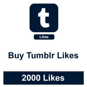 Buy 2000 Tumblr Likes