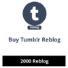 Buy 2000 Tumblr Reblog