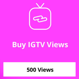 Buy 500 IGTV Views