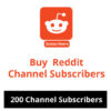 Buy 200 Reddit Channel Subscribers